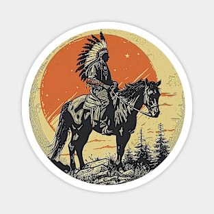 Native Indigenous American  Magnet